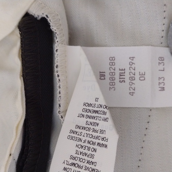 Savane Dark Green Pleated Cuffed Dress Pants Size 33x30 - Picture 10 of 13